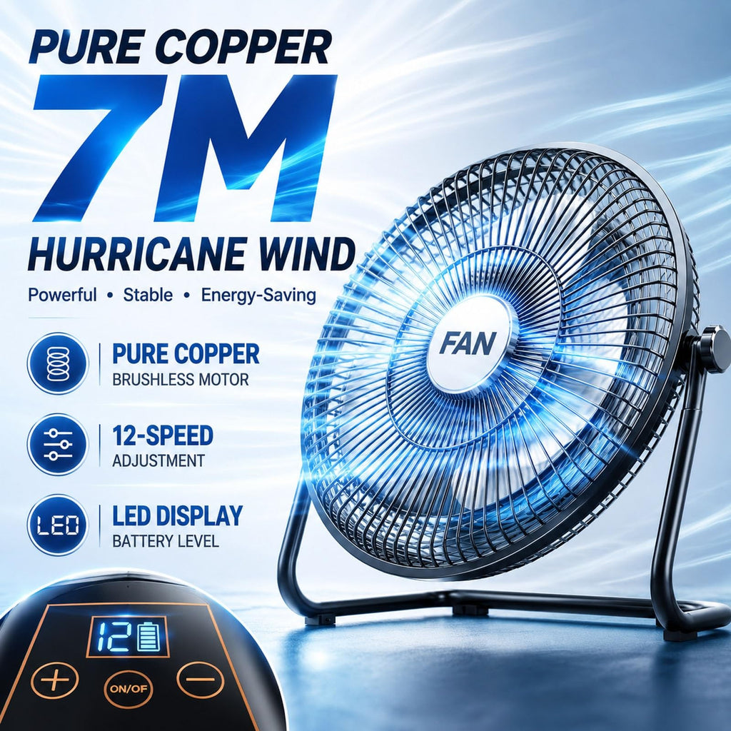 Metal Floor & Box Fan X3074