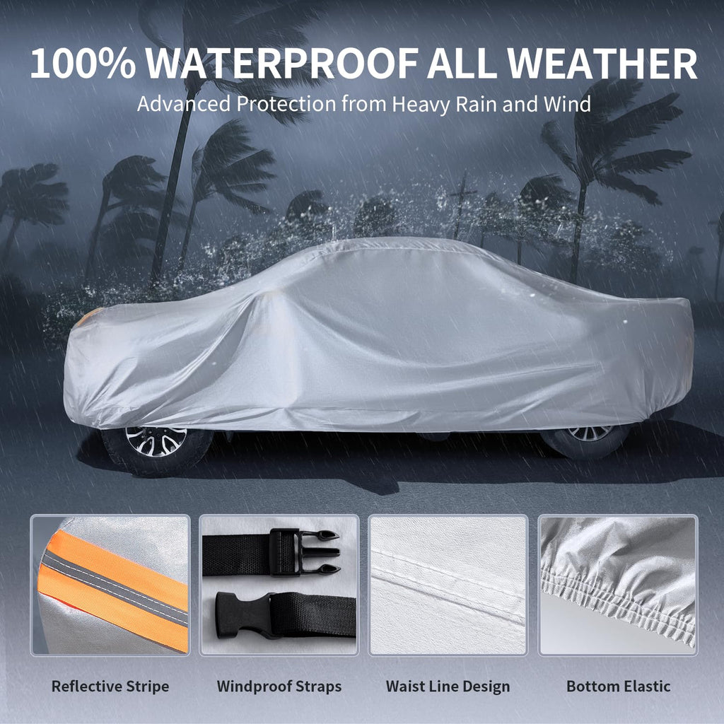 Waterproof Truck Cover with Zipper N57931