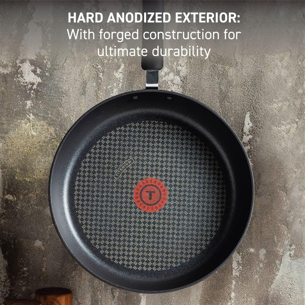 Hard Anodized Nonstick Fry Pan Set, 2-Pack B779550