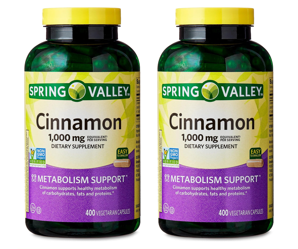 Cinnamon 1000 mg 400 Count Dietary Supplement T1743