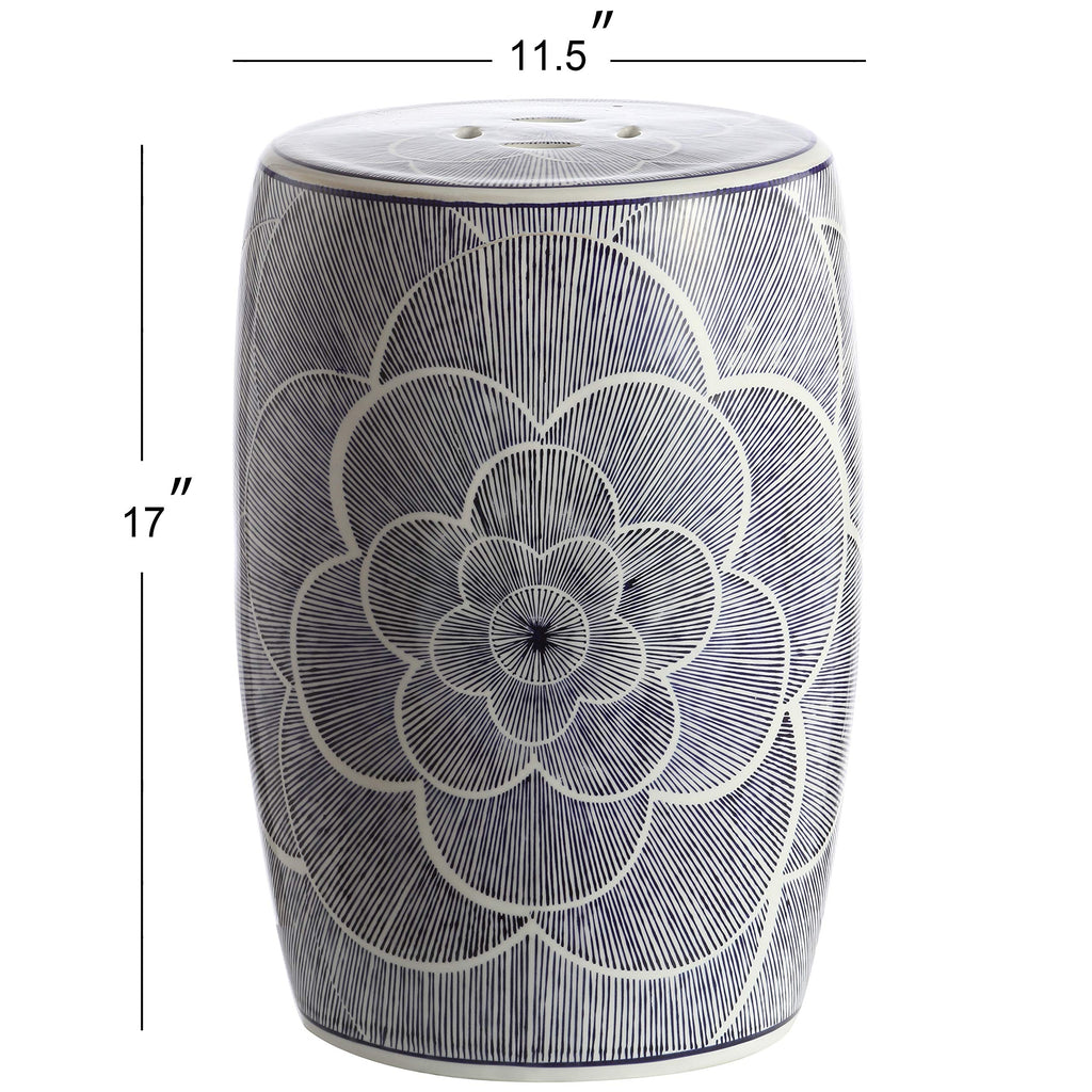 Ceramic Drum Garden Stool Side Table T778179