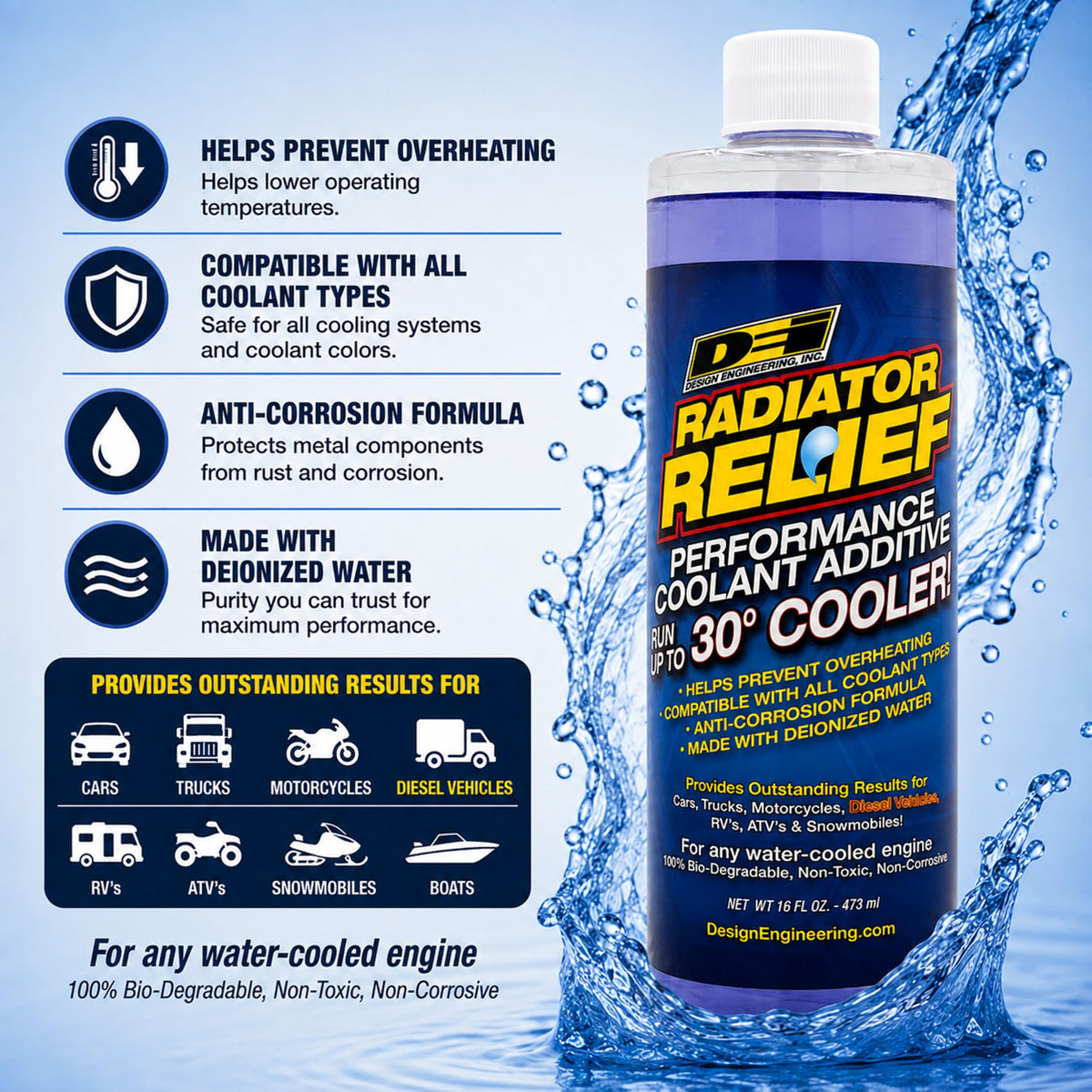 Radiator Coolant Additive 16 oz D7598