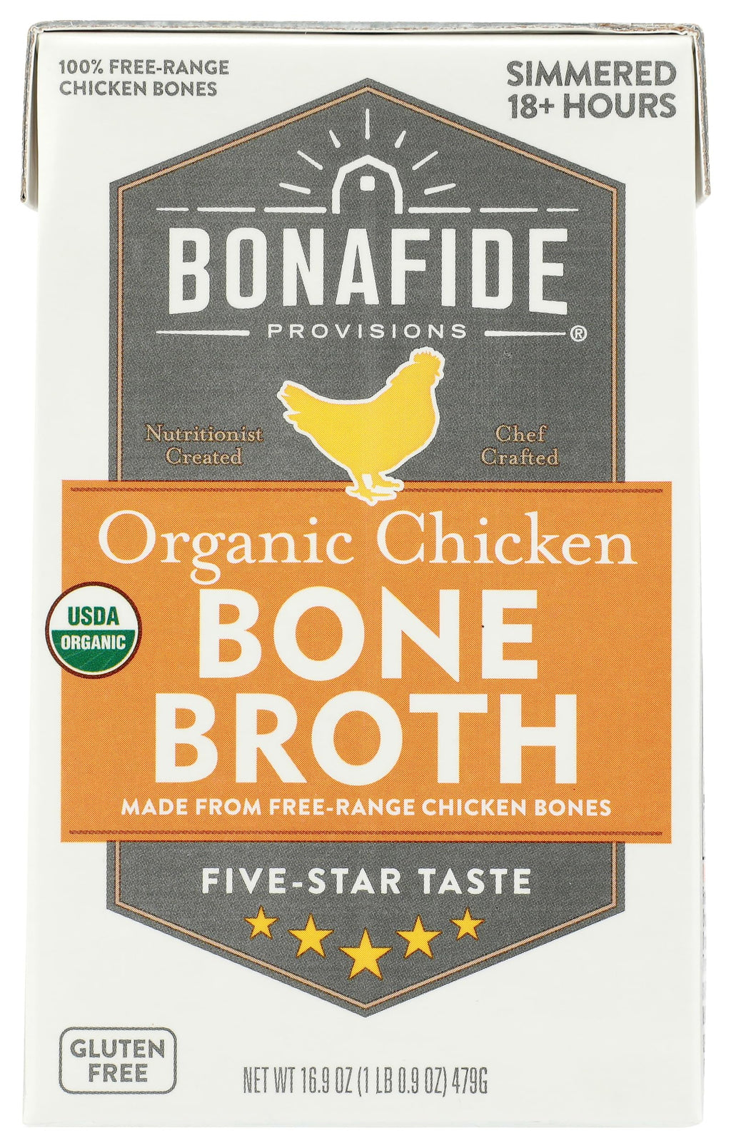 Organic Chicken Bone Broth 16.9 Ounce M224042