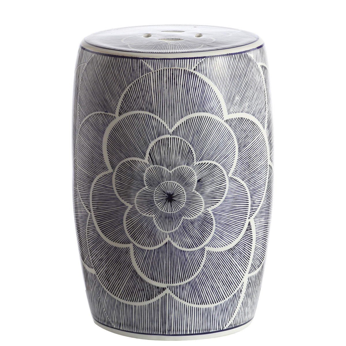 Ceramic Drum Garden Stool Side Table T778179