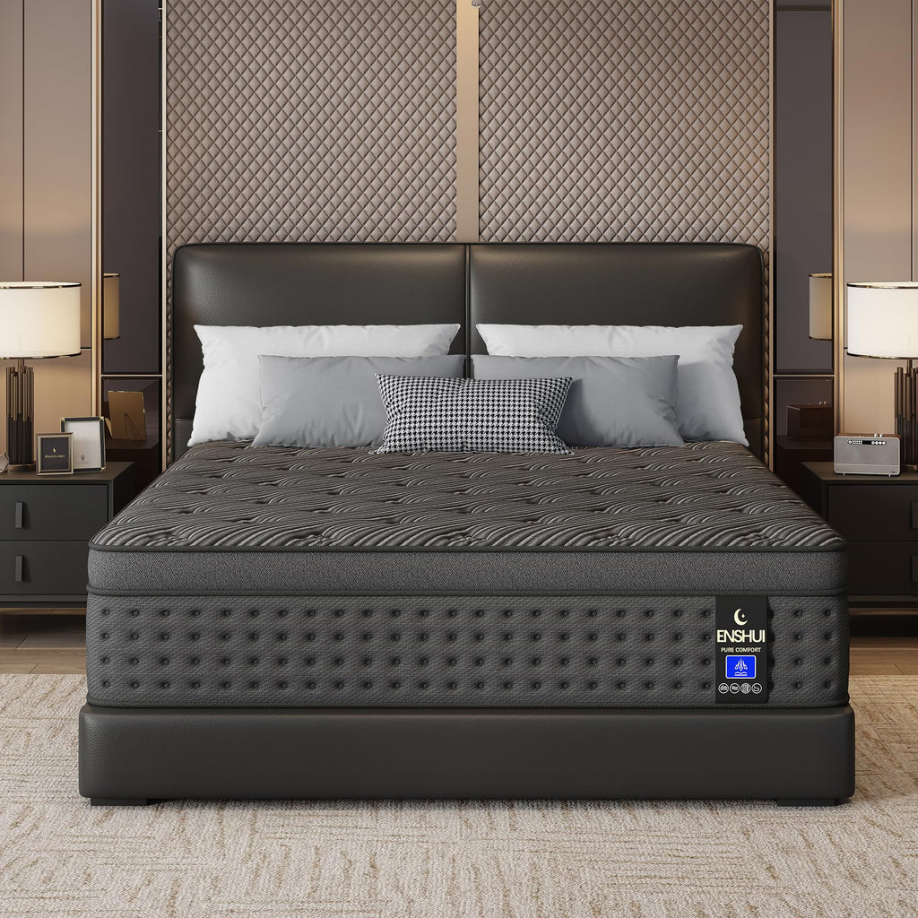 14 Inch Medium Firm Full Pocket Spring Hybrid Mattress V57232