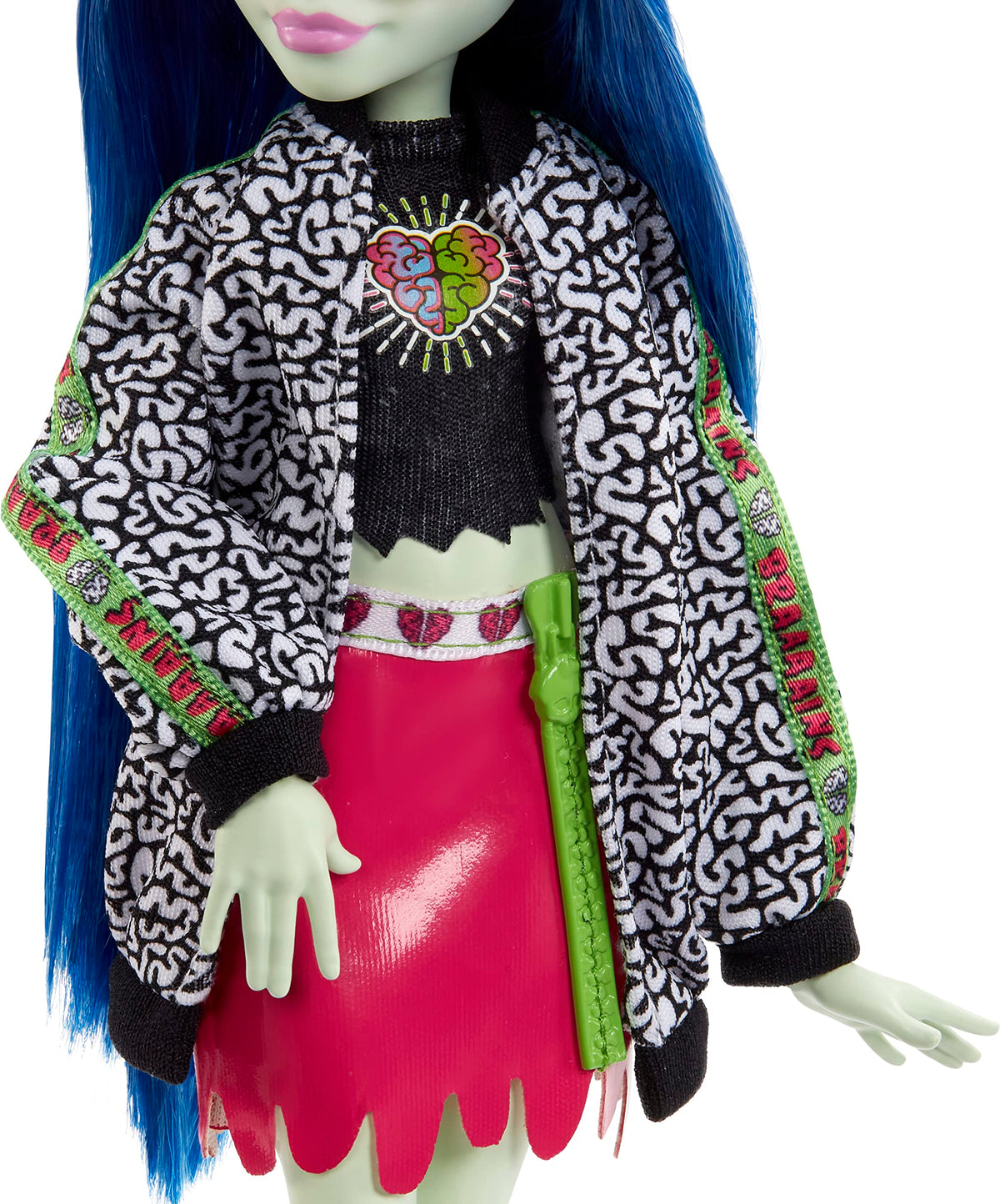 Blue Hair Posable Doll with Pet and Accessories B479