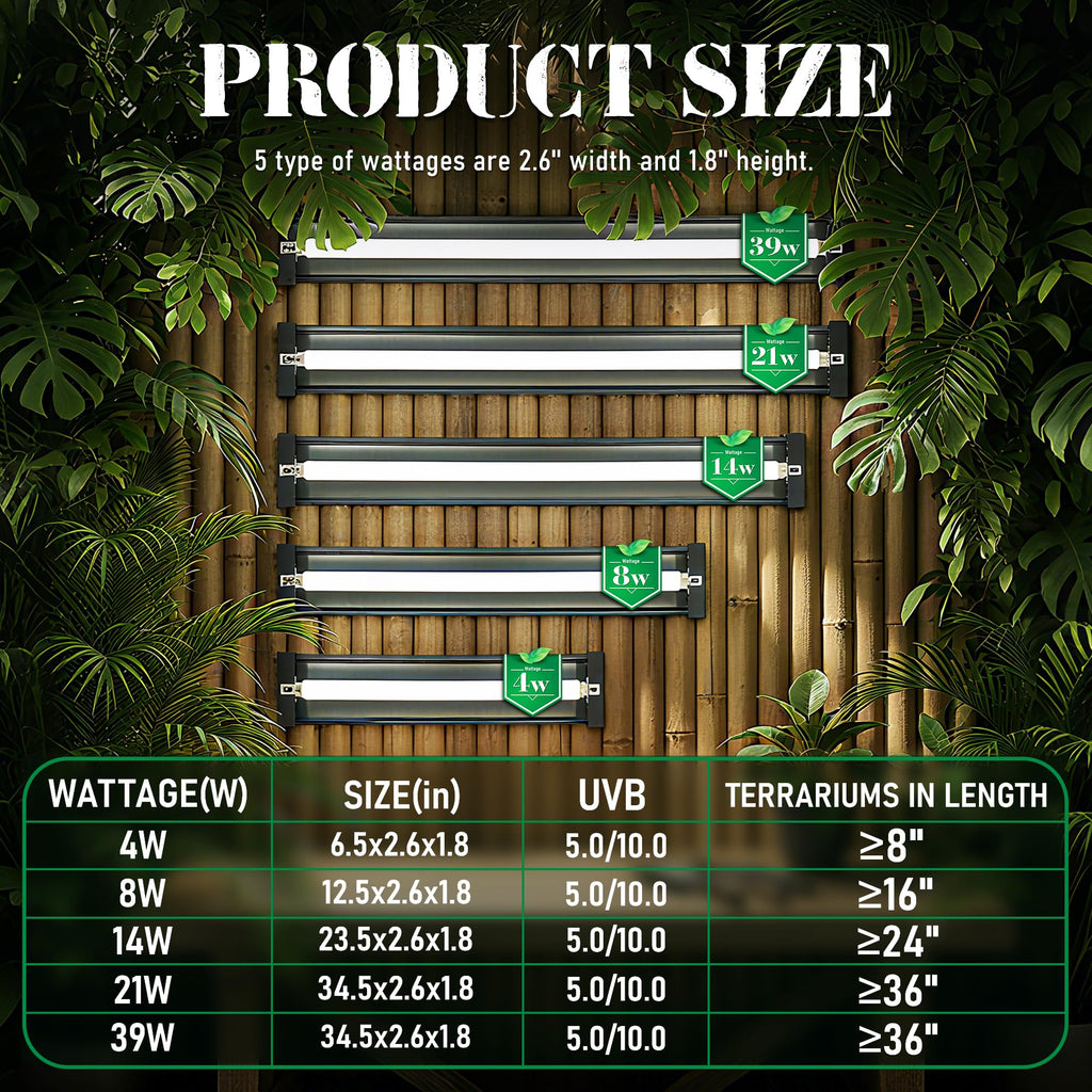 T5 HO UVB 5.0 Light Fixture with Tube K78486