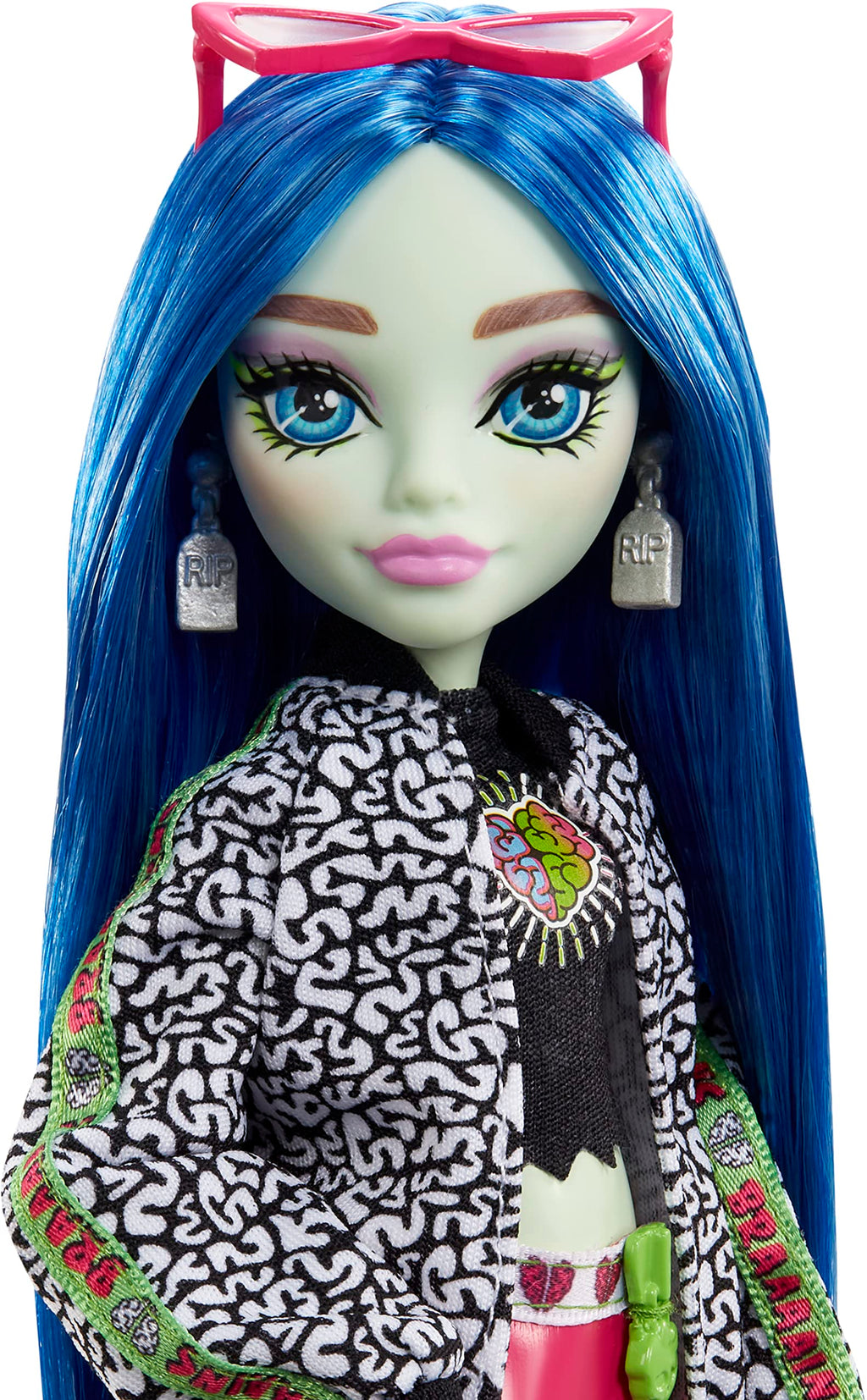 Blue Hair Posable Doll with Pet and Accessories B479