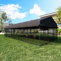 10x20x6.5 FT Heavy Duty Outdoor Dog Kennel with Roof L85030