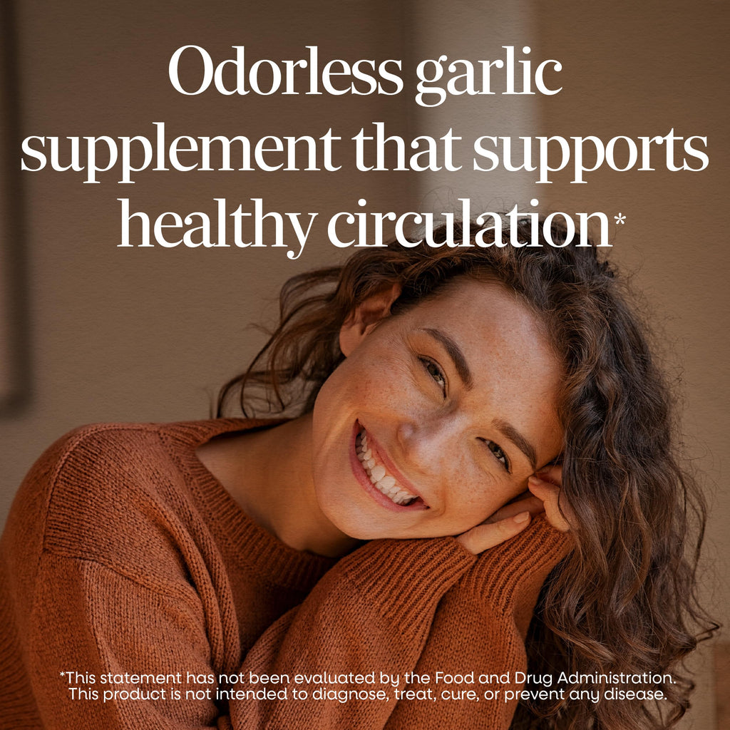 Odorless Garlic Tablets Vegan 180 ct C384