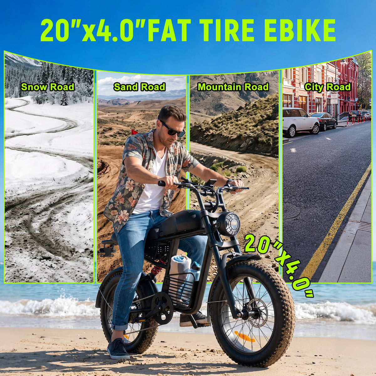 1500W 48V 20Ah Electric Bike M130