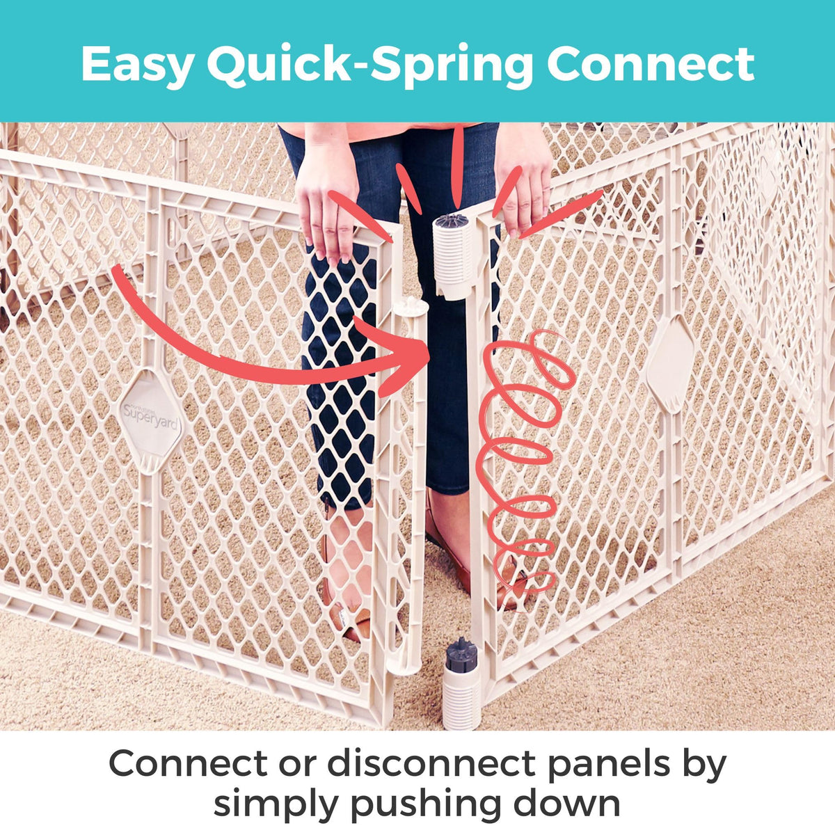 6-Panel Baby Playard T684643